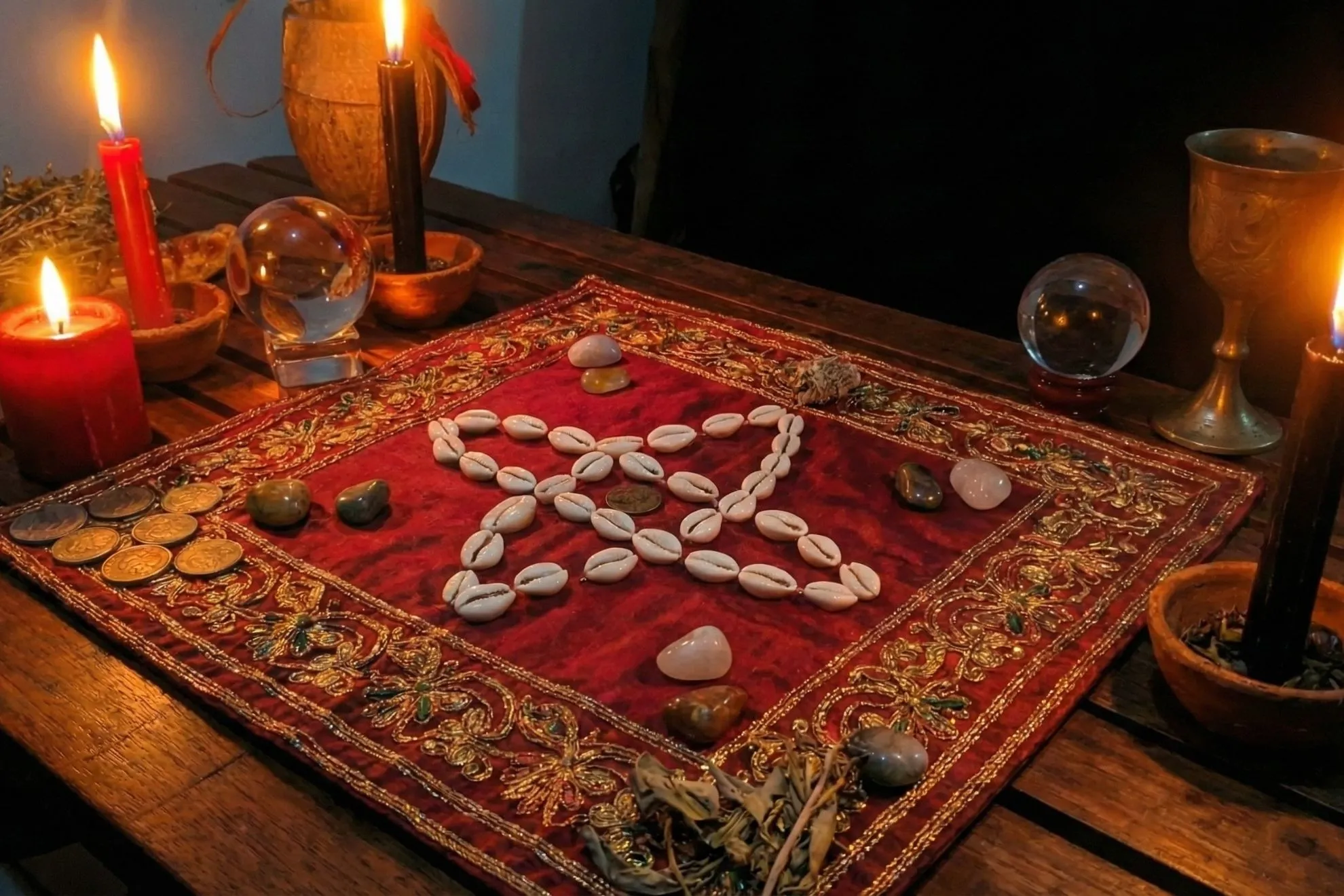 consulta espiritual com jogo de búzios